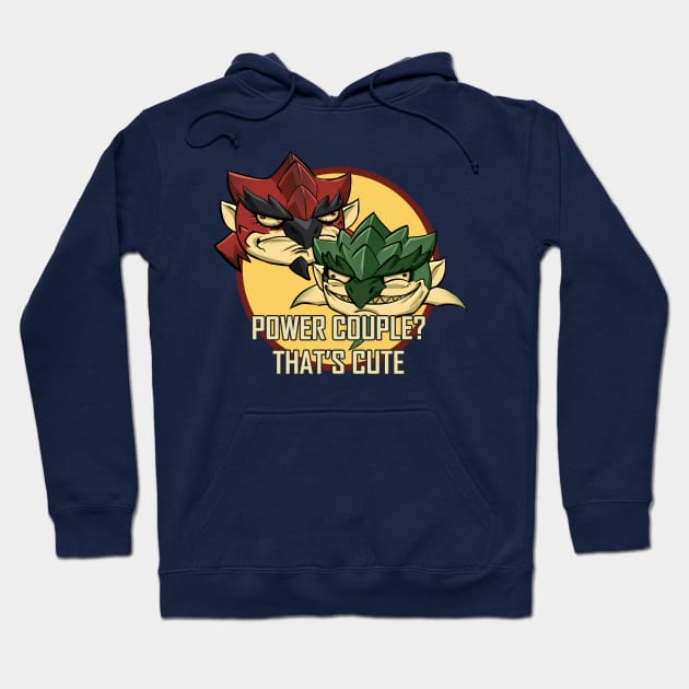 Rathalos and Rathian - Power Couple Hoodie by JohanneLight